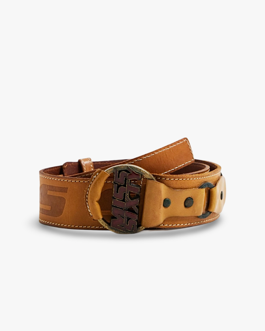 00s MISS SIXTY TAN LEATHER BELT